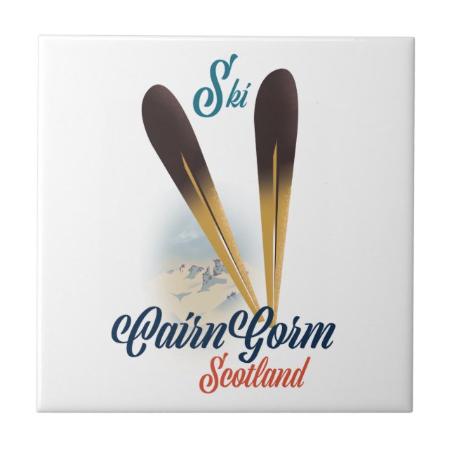 CairnGorm Scotland Ski poster (Frente)