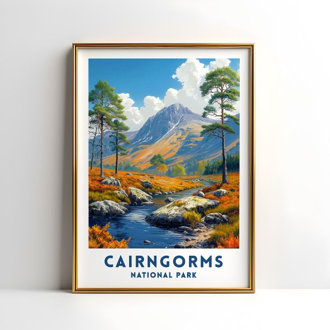 Cairngorms National Park Poster Scotland Wall Art (Criador carregado)
