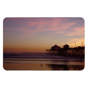 Cais de Huntington Beach no ímã de Flexi do por 