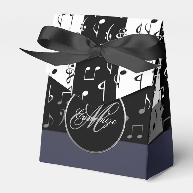 Caixa 2 de tendas com tiras musicais brancas e pre (Frente)