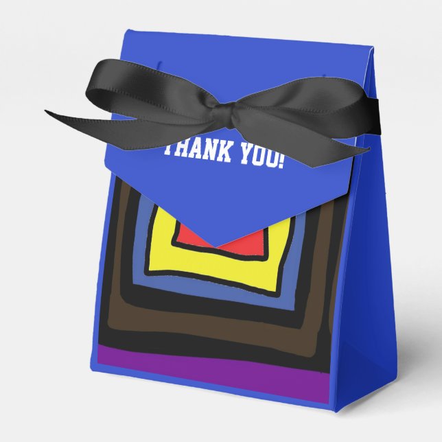 caixa azul para você obrigado (Frente)