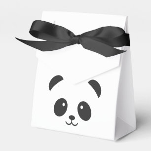 Caixa bonito e peluches do favor da panda