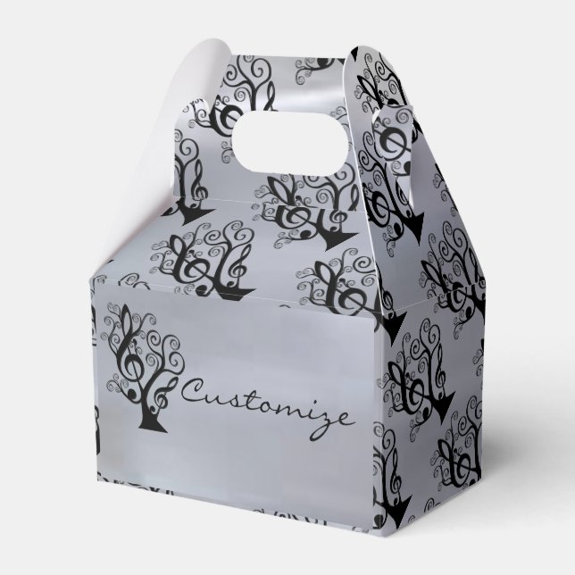 Caixa com Árvore de Limpeza de Música Preta e Prat (Frente)