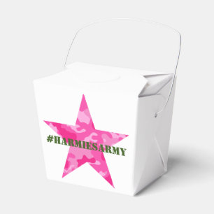 Caixa cor-de-rosa do favor de Bachelorette Hashtag