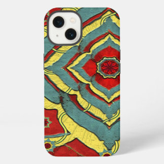 Caixa da mandala iPhone6 dos vermelhos do outono