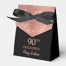 Caixa de Agradecimento de Aniversário de 90 anos e