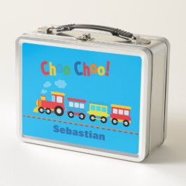 Caixa de almoço "Choo Train" Nome personalizado
