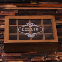 Caixa de armazenagem da madeira escura superior de