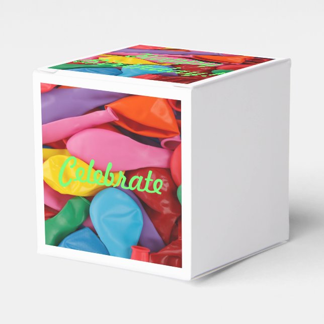 Caixa de Balões de Aniversário! (Frente)