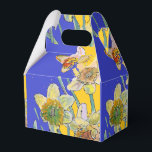 Caixa de Bolo de Pintor de Flor de Daffodil<br><div class="desc">Flor Daffodil Painting Watercolor Flóral Birthday Cake Box. Um produto glorioso feito de minhas pinturas de aquarela originais.</div>