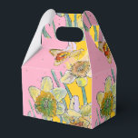 Caixa de Bolo de Pintor de Flor de Daffodil<br><div class="desc">Flor Daffodil Painting Watercolor Flóral Birthday Cake Box. Um produto glorioso feito de minhas pinturas de aquarela originais.</div>