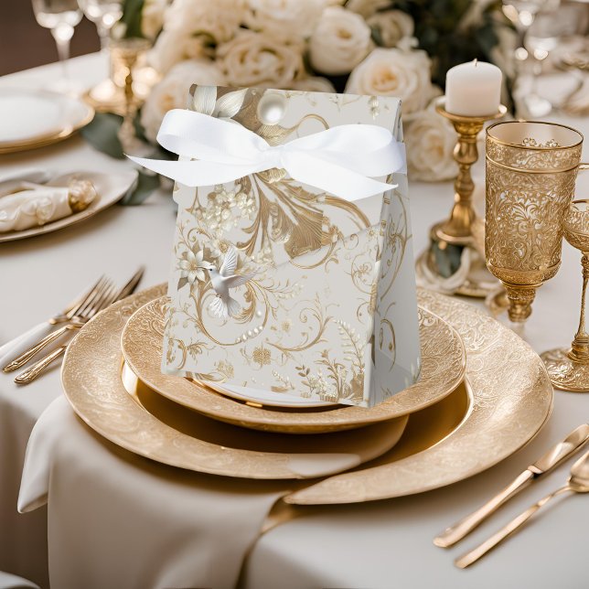 Caixa de Buquê da Flor do Feijão Branco (Criador carregado)