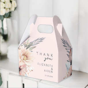 Caixa de Casamento Elegante, Lightpink e Pastel Bo