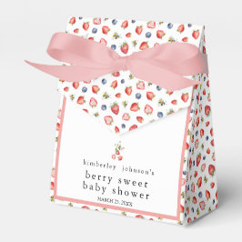 Caixa de Chá de fraldas de Berry Sweet Strawberry