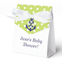 Caixa de Chá de fraldas do Menino Náutico!