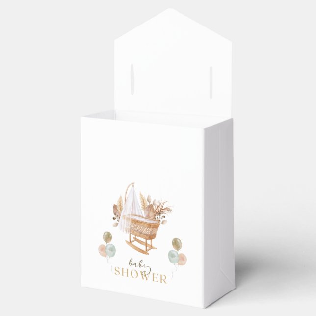 Caixa de Chá de fraldas do suporte de queda floral (Aberto)