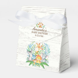 Caixa de Chá de fraldas dos Animais Selvagens