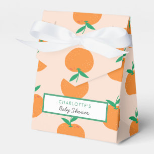 Caixa de Chá de fraldas Laranja Pequeno