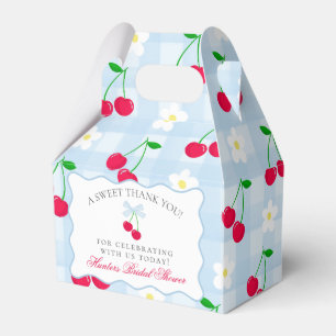 Caixa de Chá de panela de Coquete Azul Cherry Swee