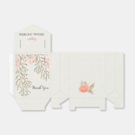 caixa de chá de panela do marfim blush gold