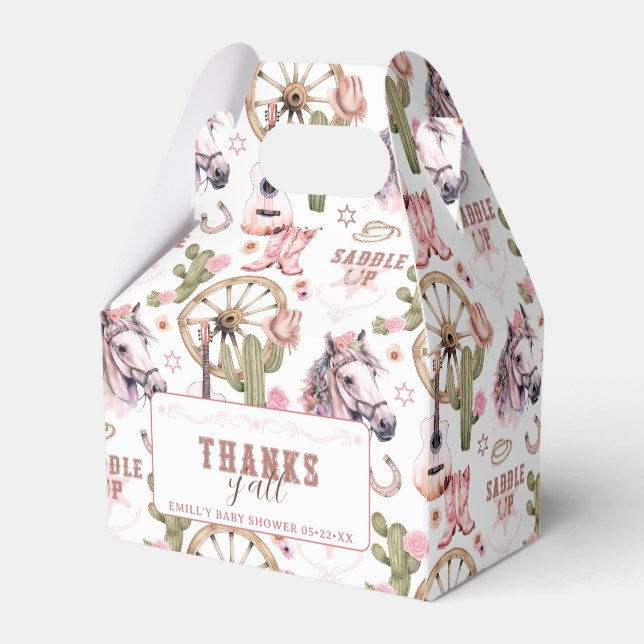 Caixa de Chás de fraldas rosa rosa-rosa ocidental (Verso)