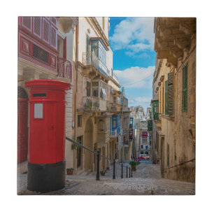 Caixa de correio de Red Vintage em Malta