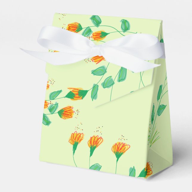 Caixa de Envelope Flor Verde (Frente)