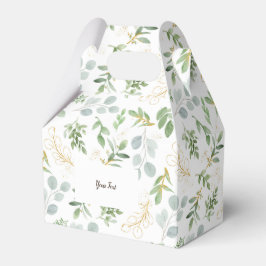 Caixa de favor água-forte folha