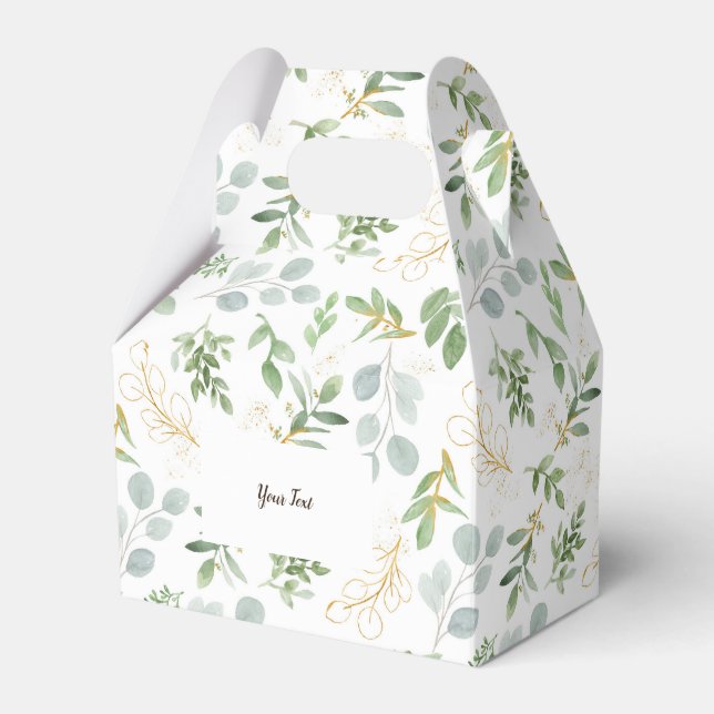 Caixa de favor água-forte folha (Frente)