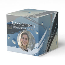 Caixa de Favor Black, White & Gray Brushstrokes