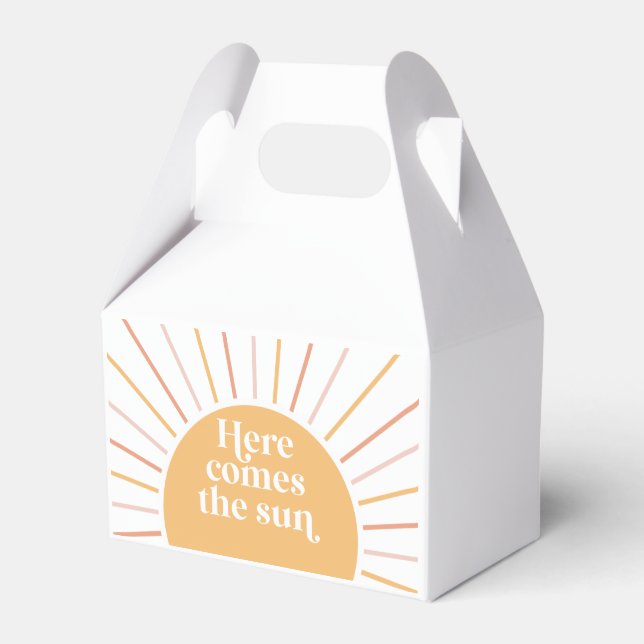 Caixa de Favor Boho Sunshine Here Comes the Sun (Frente)