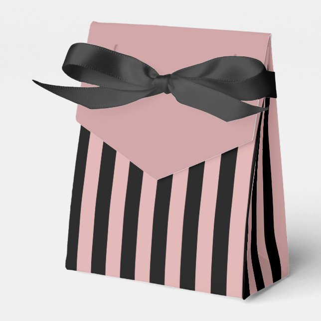 Caixa de favor Burgundy & blush strips (Frente)