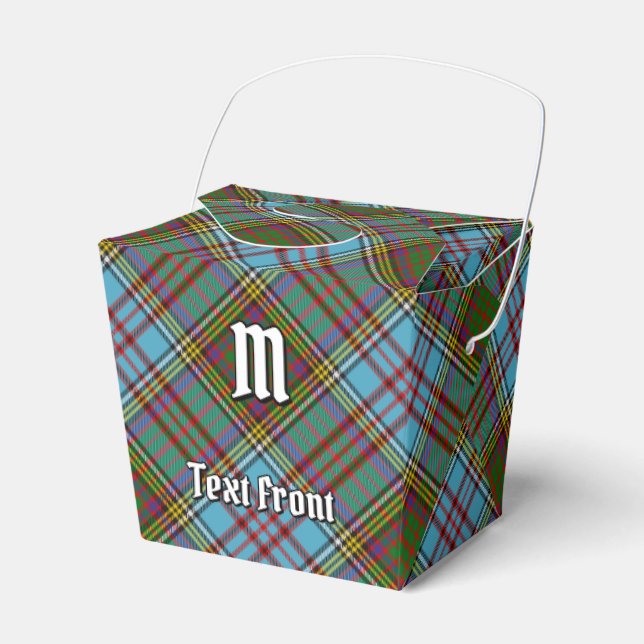 Caixa de Favor Clan Anderson Tartan (Frente)