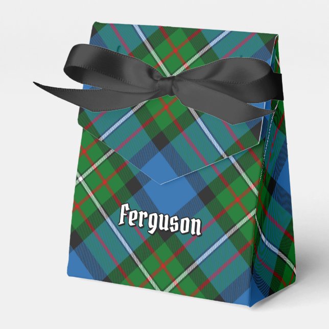 Caixa de Favor Clan Ferguson Tartan (Frente)