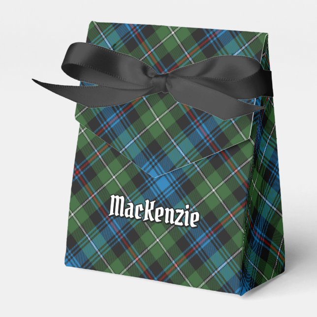 Caixa de Favor Clan MacKenzie Tartan (Frente)