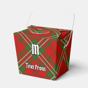 Caixa de Favor Clan Scott Red Tartan