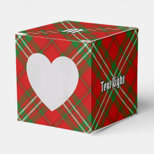 Caixa de Favor Clan Scott Red Tartan