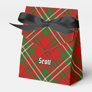 Caixa de Favor Clan Scott Red Tartan