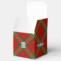 Caixa de Favor Clan Scott Red Tartan