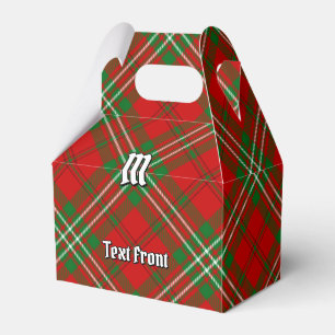 Caixa de Favor Clan Scott Red Tartan