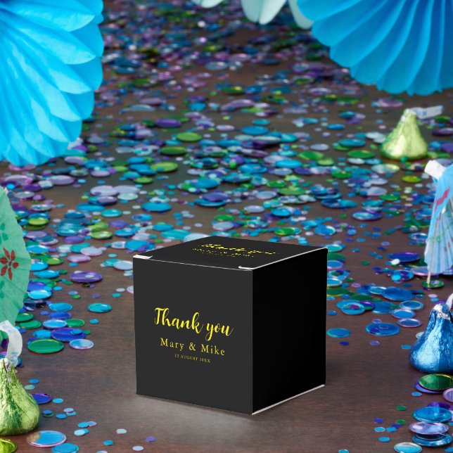 Caixa de Favor Clássica 2x2x2 Obrigado para Qualqu (Festa)