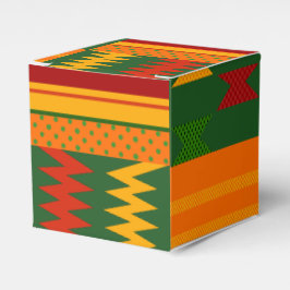Caixa de Favor Colorida do Kente