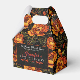 Caixa De Favor Colorida Rosa Birthday Para Obrigad