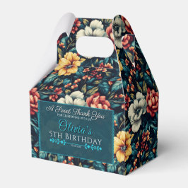 Caixa De Favor Colorida Rosa Birthday Para Obrigad