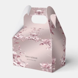 Caixa de Favor com Floral Rosa Delicado