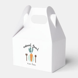 Caixa de Favor com Logotipo de Alimento Cru Natura