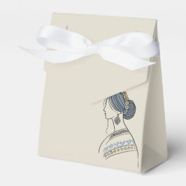 Caixa de Favor da Arte Popular Ucraniana Elegante