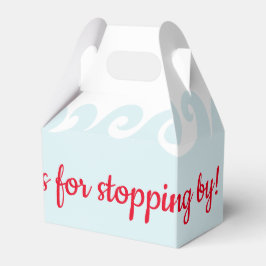 Caixa de Favor da Baleia chá de fraldas