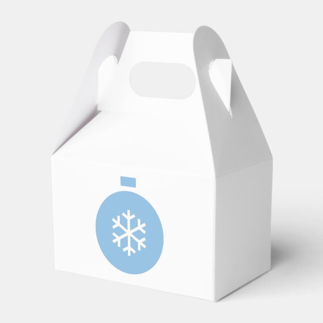 Caixa de Favor da Bola de Natal Azul (Frente)