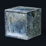 Caixa de Favor da Floresta de Neve da Wonderland d<br><div class="desc">A luz do sol brilha nos ramos externos de uma floresta profunda enquanto as sombras produzem uma serenidade profunda e azul. Robert Frost tinha razão: "As florestas são adoráveis, escuras e profundas". Você pode cumprir promessas e distribuir favores neste inverno na maravilhosa caixa de neve profunda e sol brilhando. Perfeito...</div>